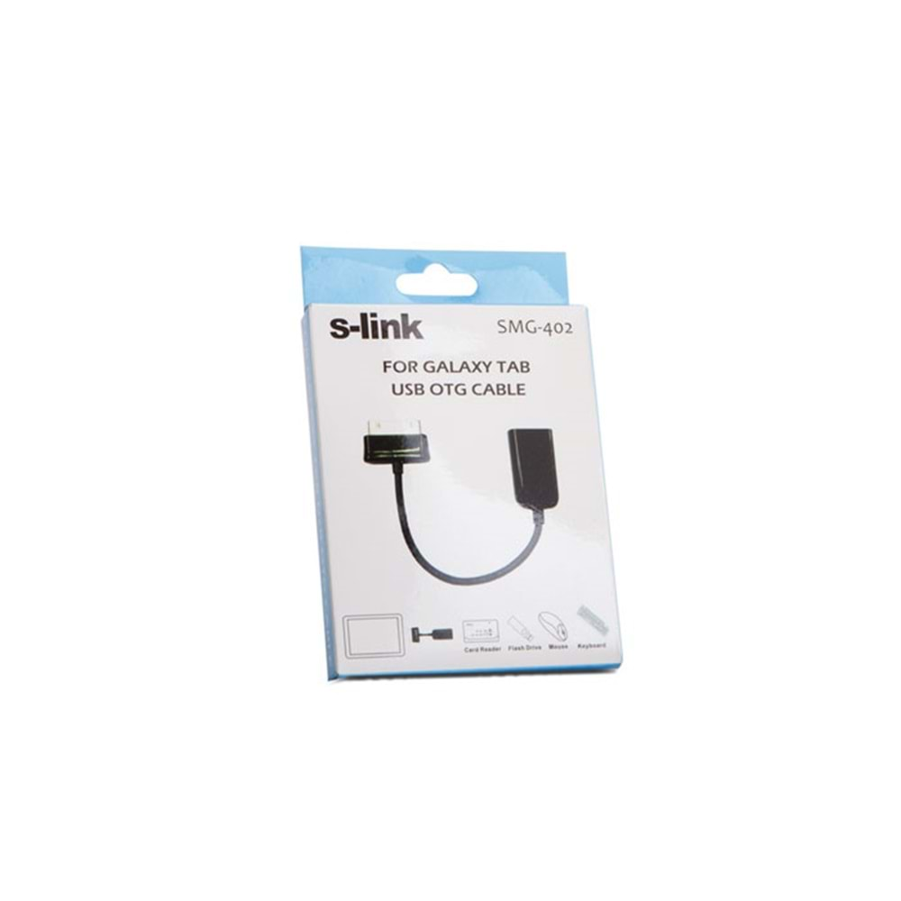 S-link SMG-402 Samsung Galaxy Tab P7300/P7310/P7500/P7510 Usb Dişi Çevirici OTG Kablo