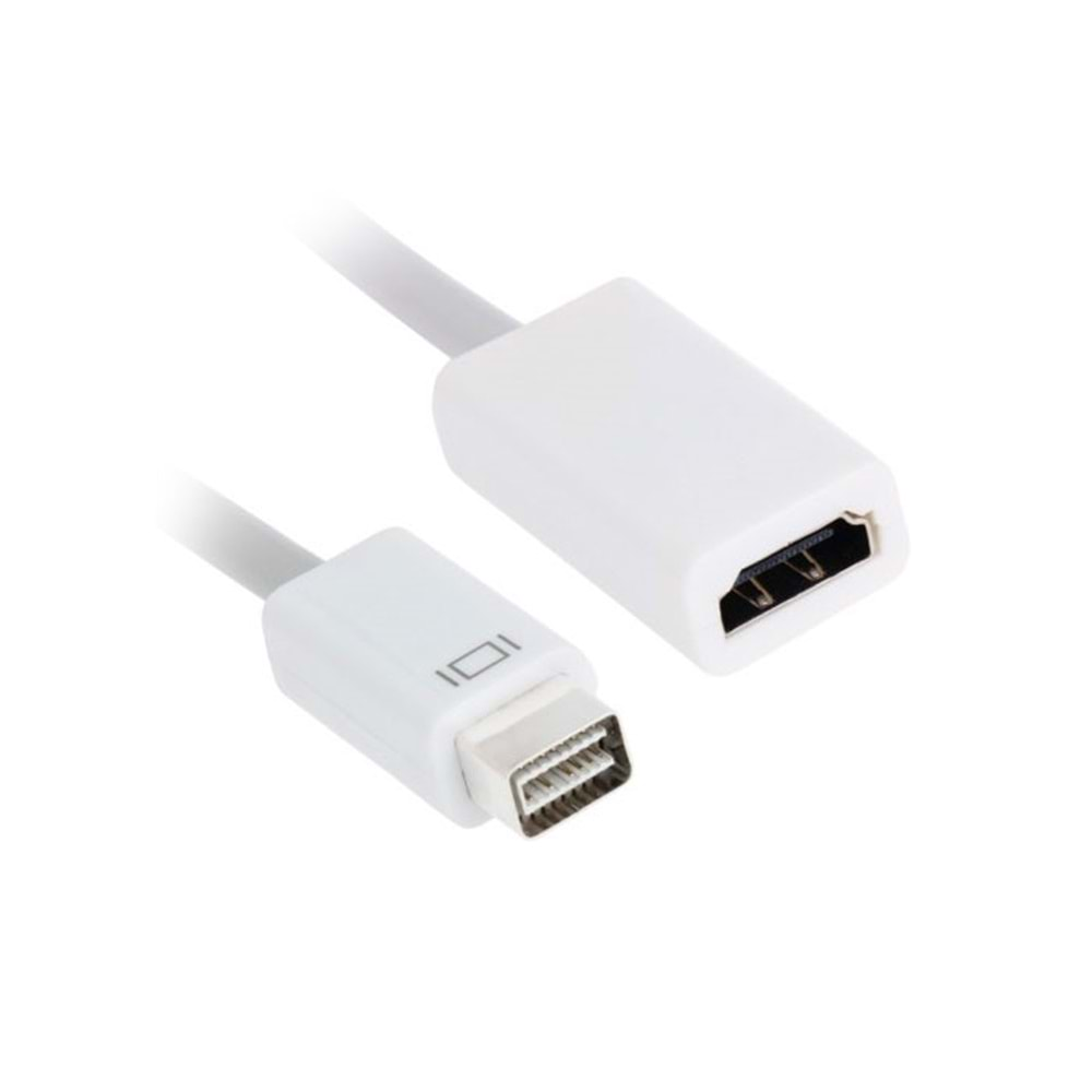 S-link SL-MDV20 Mini DVI to HDMI 15cm Apple Laptop Kablosu