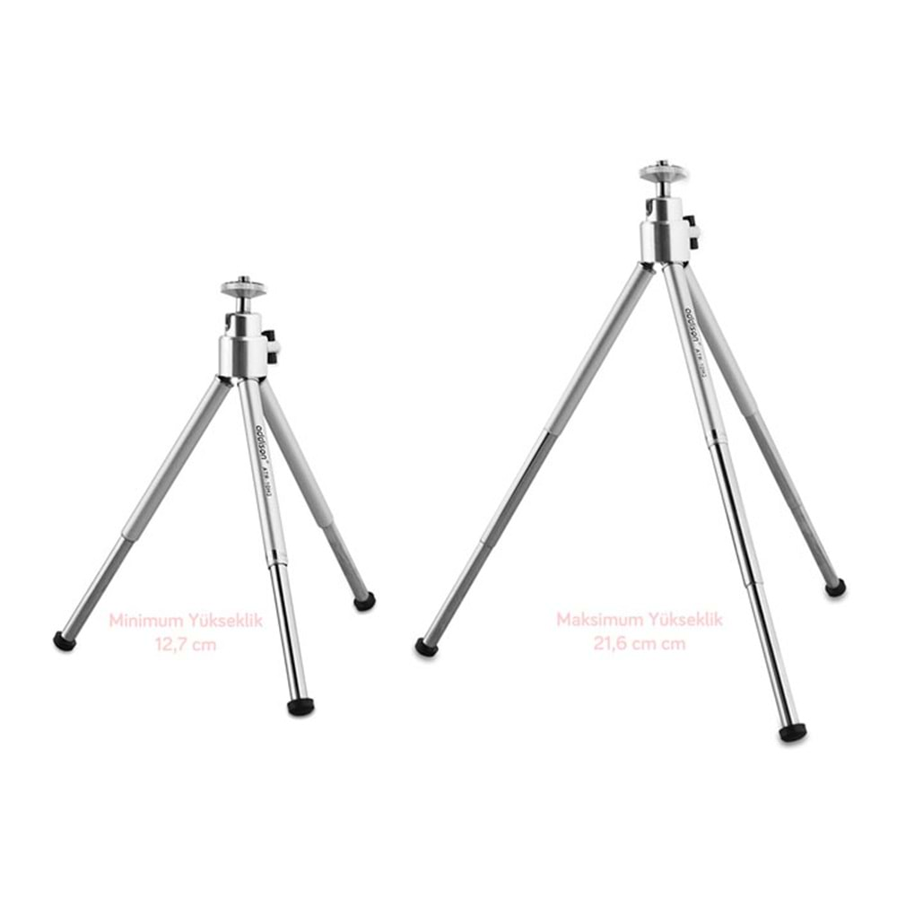 Addison ATR-10H3 12.7-21.6cm Mini Tripod