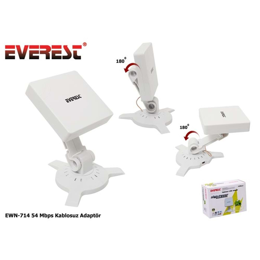 Everest EWN-714 54 Mbps Kablosuz Adaptör