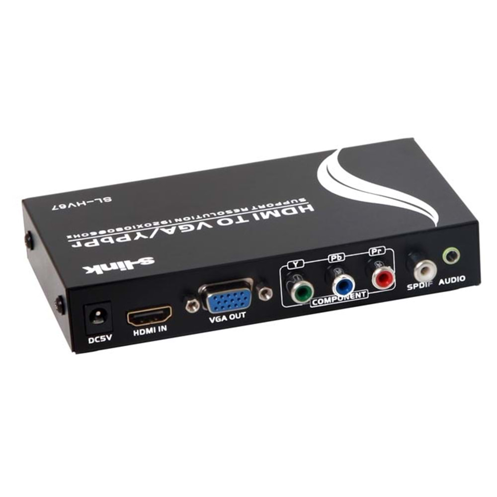 S-link SL-HV67 HDMI to VGA+YPBPR Çevirici