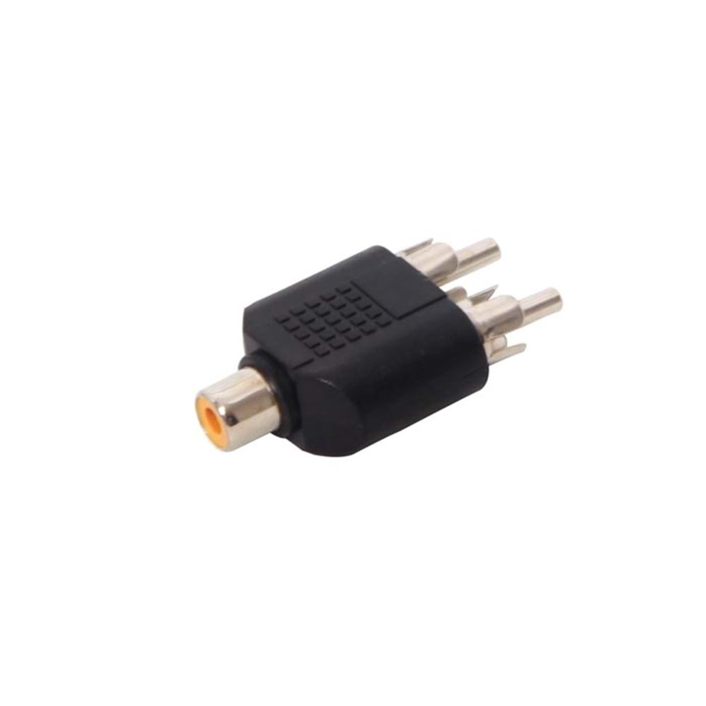 S-link SL-DC10 RCA F to 2 RCA M Stereo 25li Paket Adaptör