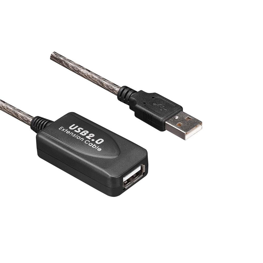 S-link SL-UE145 Usb2.0 30m Şeffaf Uzatma Kablo