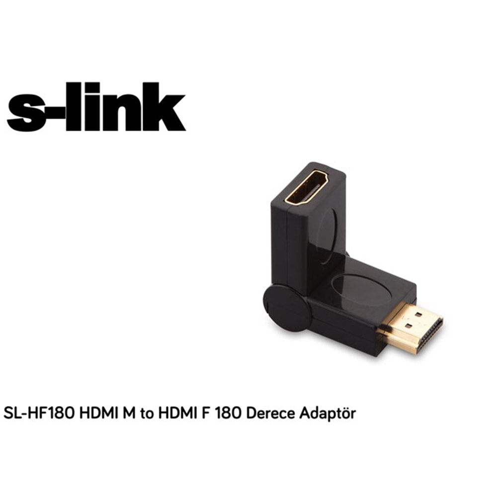 S-link SL-HF180 HDMI M to HDMI F 180 Derece Adaptör