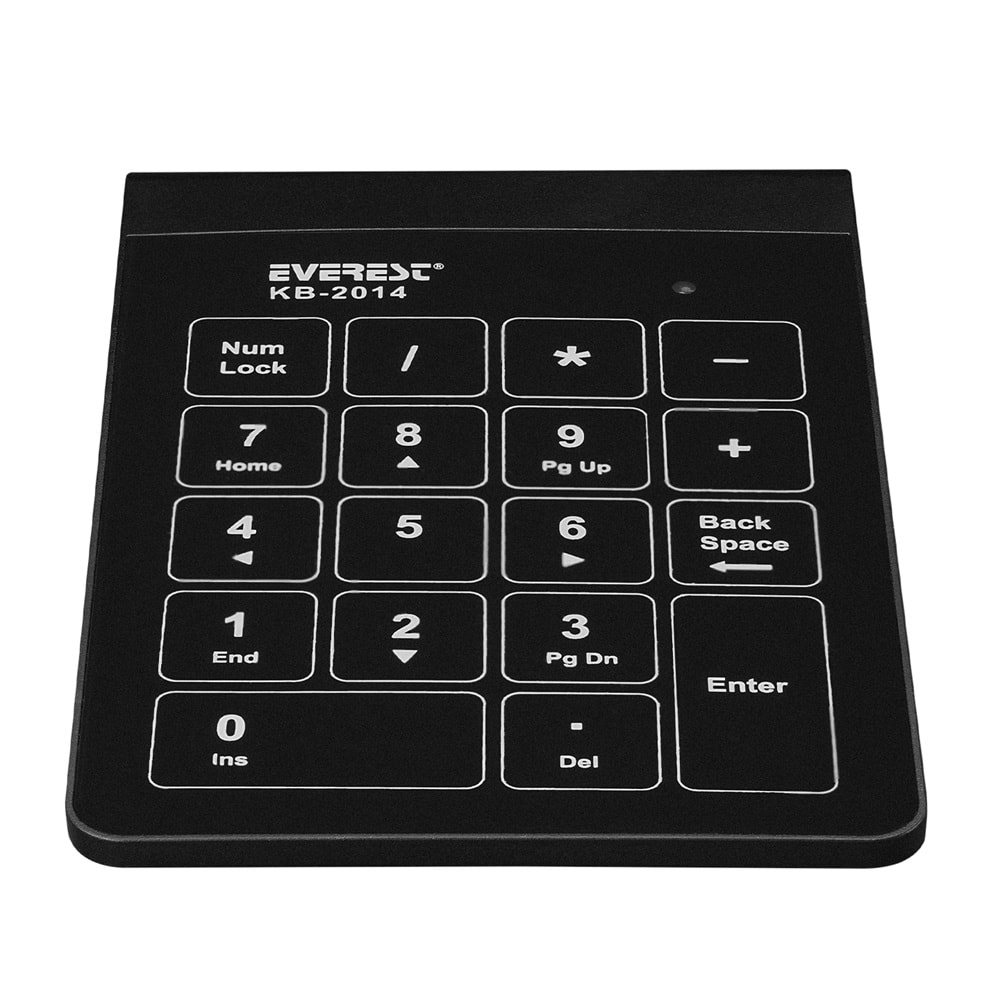 Everest KB-2014 Siyah USB Dokunmatik Numerik Standart Klavye