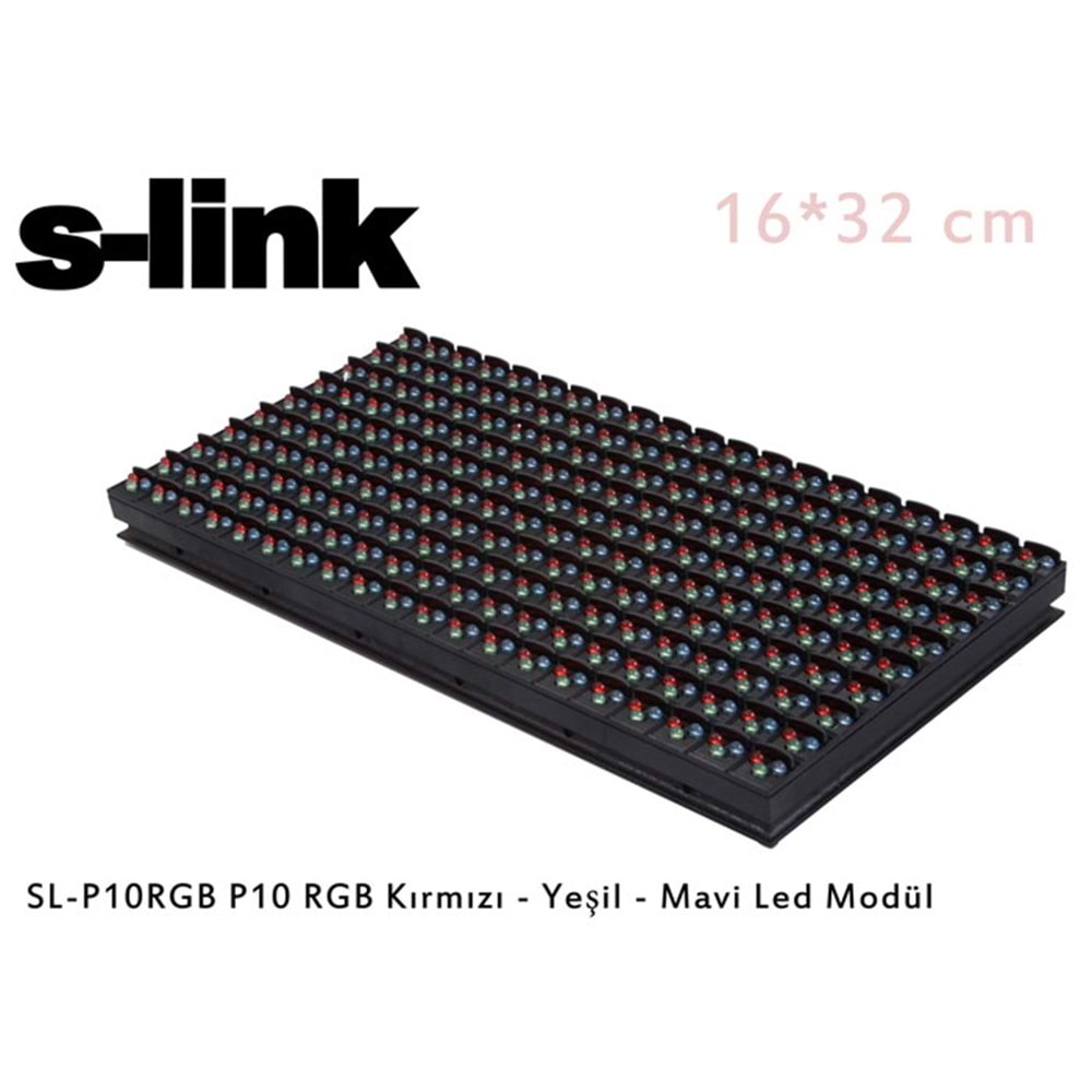 S-link SL-P10RW P10 Kırmızı - Beyaz Led Modül