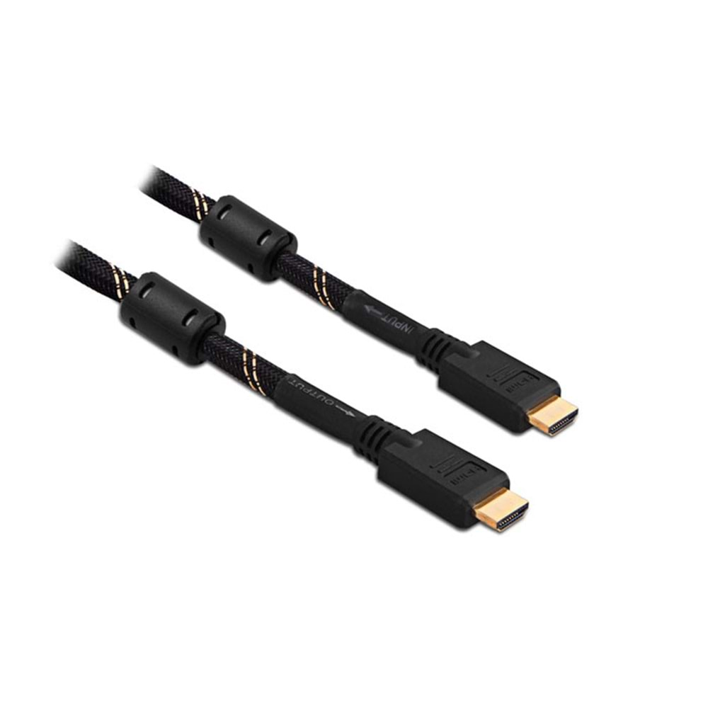 S-link SLX-2770 HDMI TO HDMI 70m Çift Filtre+Çipsetli+Kor.Kılıf 1.4 Ver. 3D Kablo