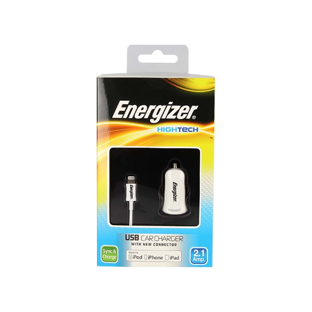 Energizer DC1UHIP5 Şarj Aleti iPhone5 Seyehat Araç Şarjı