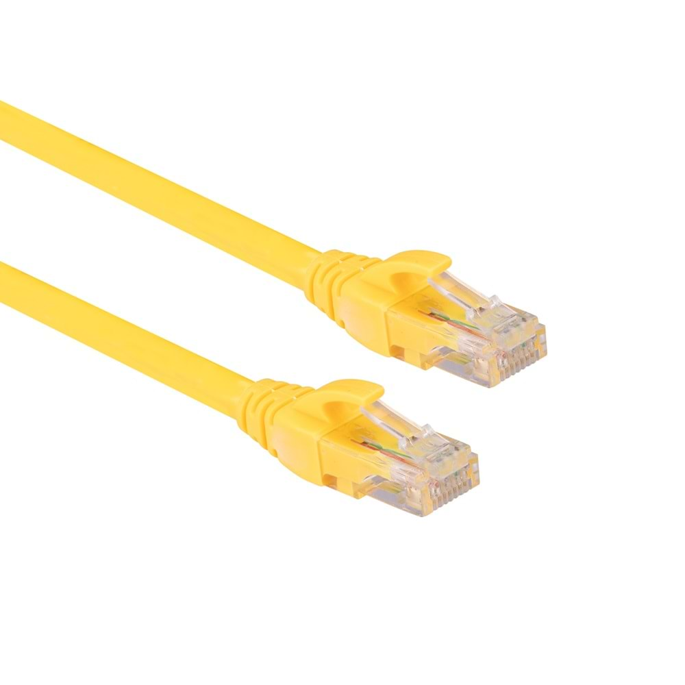 S-link SL-CAT601YE 1m Sarı CAT6 Kablo