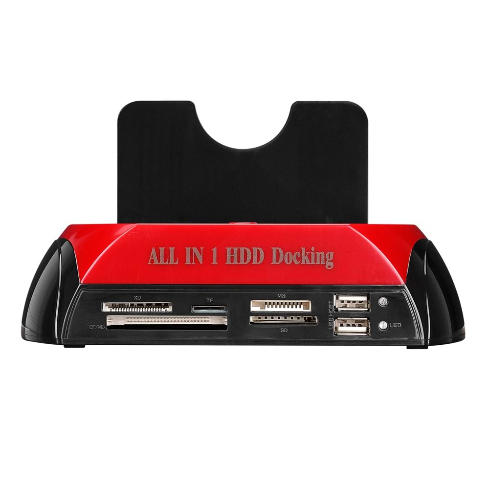 Everest HDC-385 Harici Usb 2.0 2.5- 3.5 IDE+SATA Hdd + Kart Okuyucu Docking