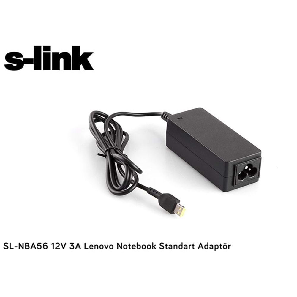 S-link SL-NBA56 12V 3A Lenovo Notebook Standart Adaptör