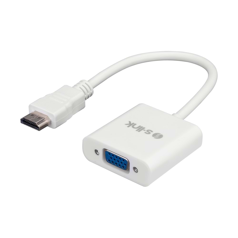 S-link SL-HVS13 HDMI to VGA + Audio Micro Usb Çevirici