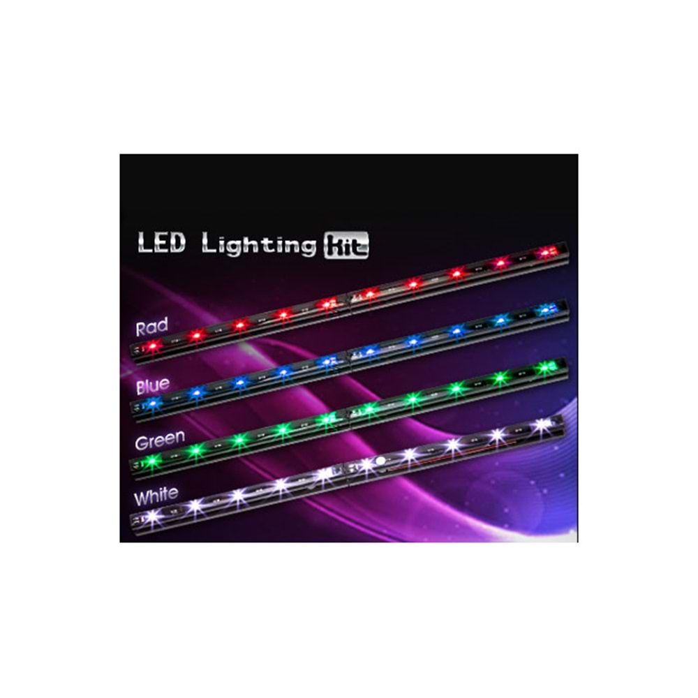 Xigmatek CAS-E1LAA-U04 Xi-Ray 15cm 12V Kırmızı 5 Led Aydınlatma