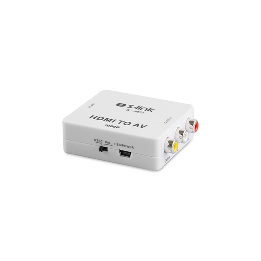 S-link SL-HRC2 HDMI TO AV 1080P Mini Model Dönüştürücü