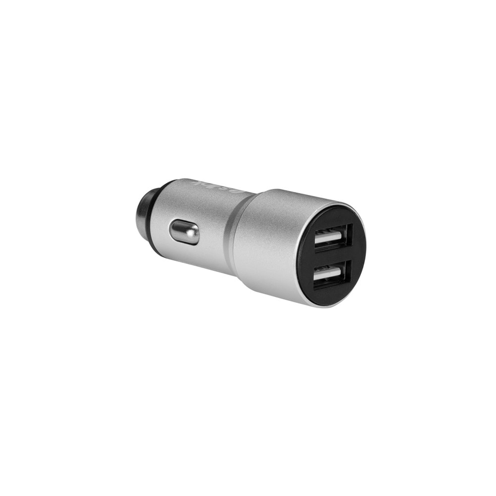 S-link SW-C7 5V 3.1A Çift Usb Silver Araç Şarj Cihazı