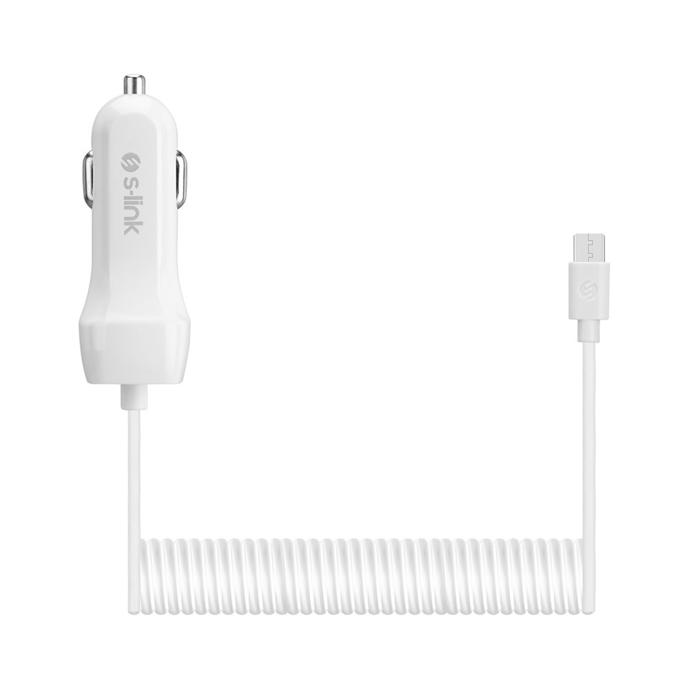 S-link SW-C535 1 Usb + Micro Usb 12/24V 3.1A Kablolu Araç Şarj Cihazı