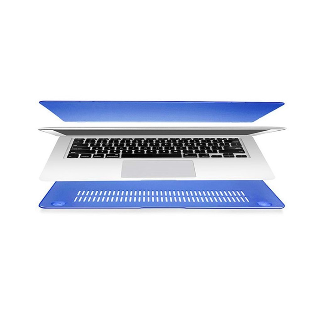 Addison 300661 11 Mavi Macbook Air Sert Kapaklı Kılıf