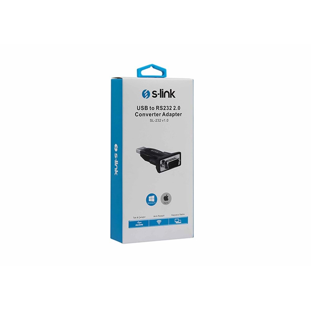 S-link SL-232 v1.0 usb To 2.0 RS232 Çevirici Adaptör