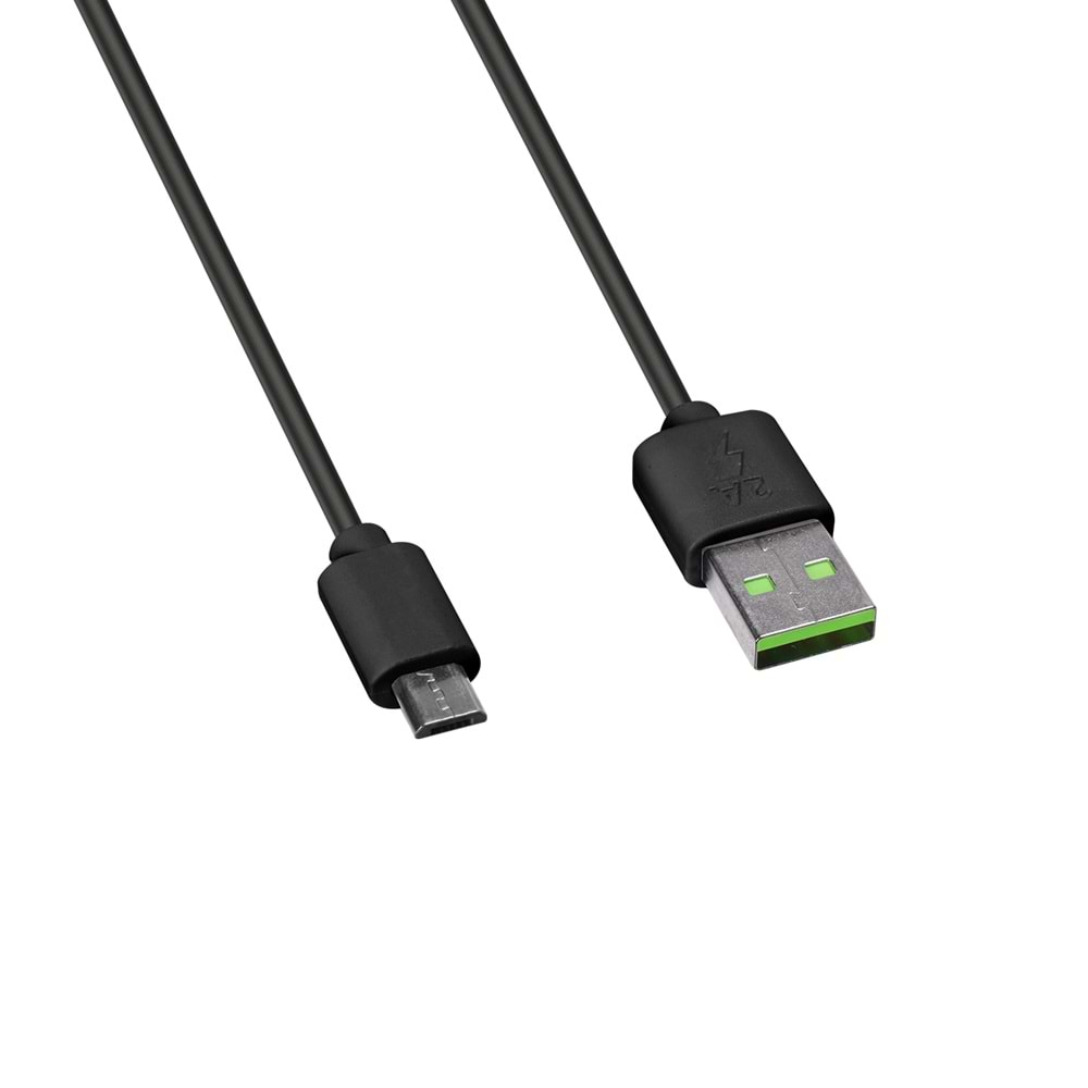 S-link AND-KC13S 1M Siyah 2A Micro USB Data + Sarj Kablosu