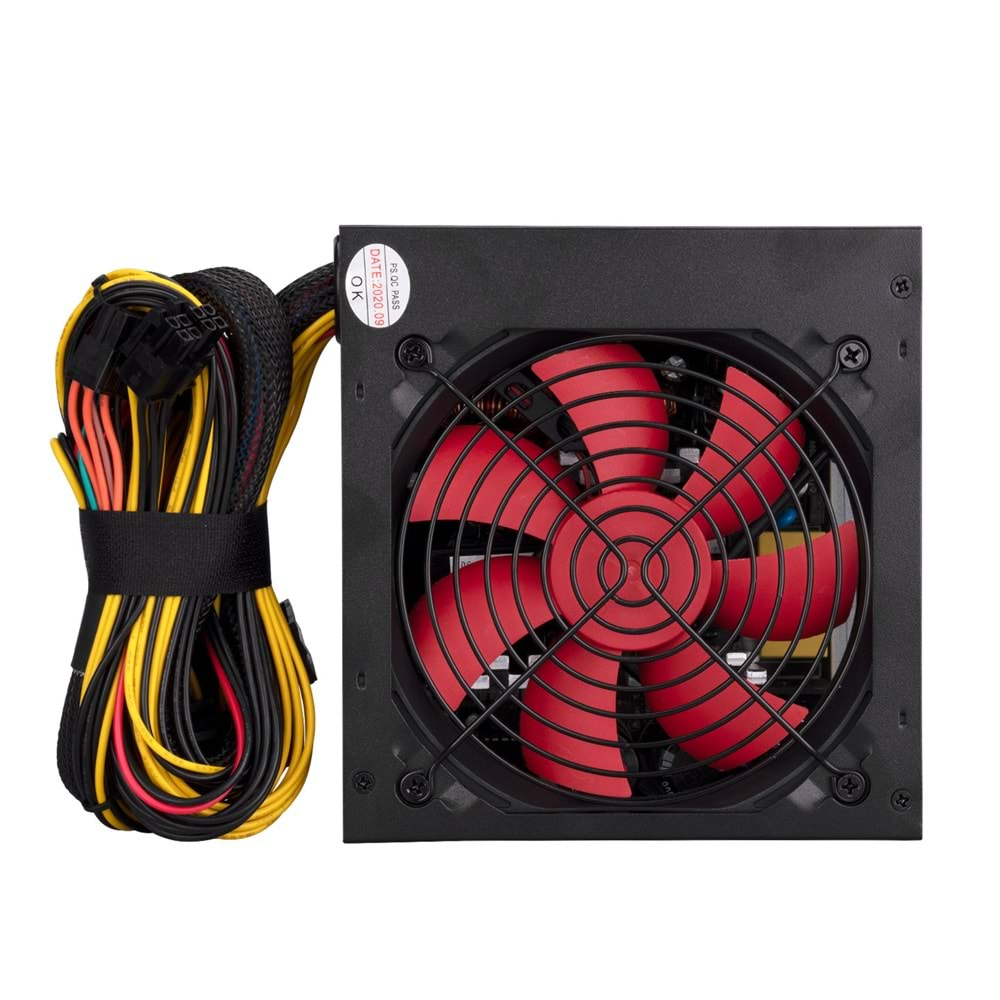 Everest EPS-600A PEAK 600W 12cm Fan 4*SATA Aktif PFC Oyuncu PC Destekli Power Supply