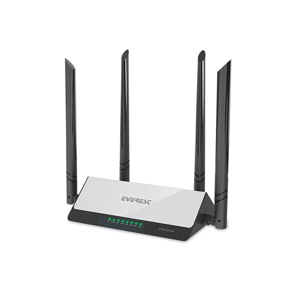 Everest EWR-521N4 300Mbps WISP Repeater+Access Point+Bridge Kablosuz Router