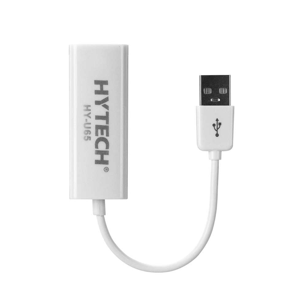 Hytech HY-U65 USB 2.0 to RJ45 Win10 Uyumlu Ethernet Çevirici