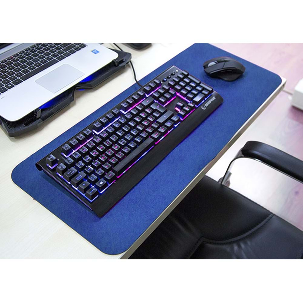 Addison 300271 Mavi 300*700*3mm Oyuncu Uzun Mouse Pad