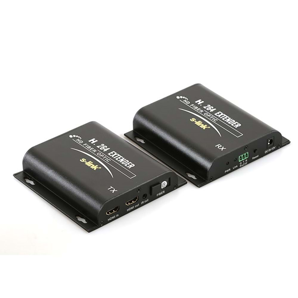 S-link SL-HDEX2KM FIBERIC to HDMI Extender 2KM Uzatıcı