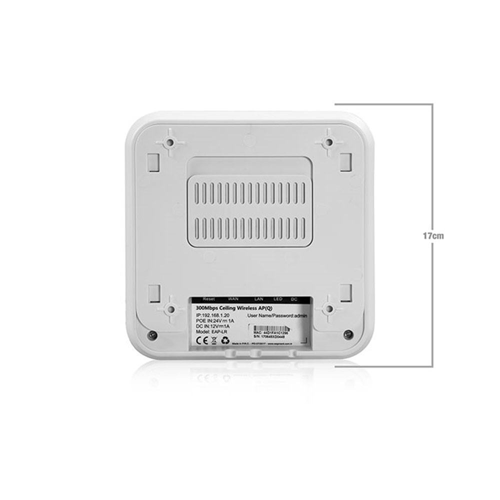 Everest EWİFİ EAP-LR 300 Mbps 11N 2.4GhzTavan Kablosuz Router Acces Point