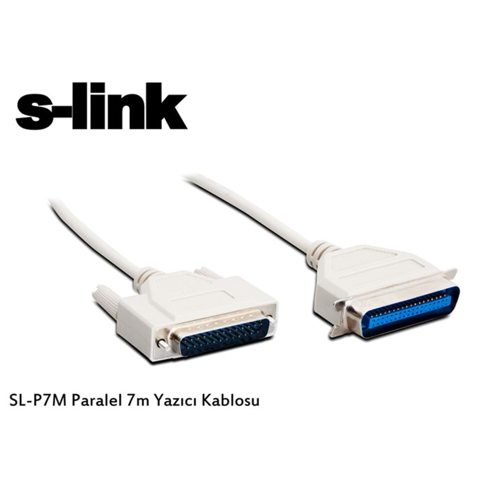 S-link SL-P7M paralel 7m Yazıcı Kablosu