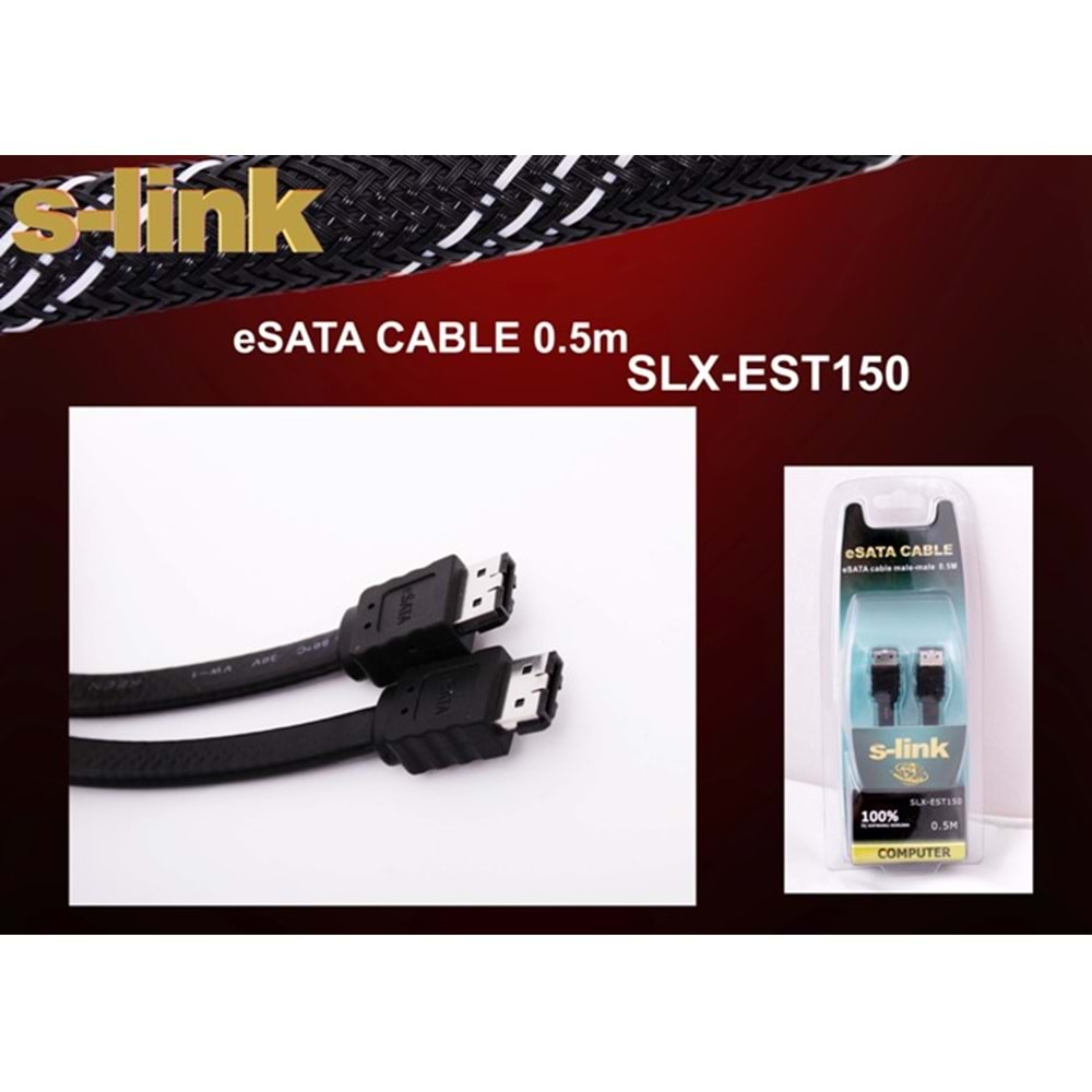 S-link SLX-EST150 E-SATA 50cm Kablosu