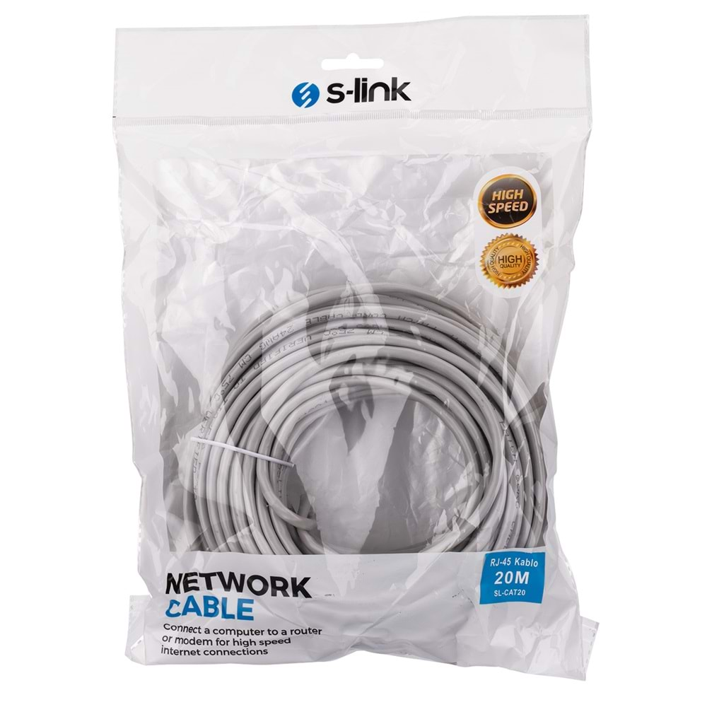 S-link SL-CAT20 20m RJ-45 Kablo