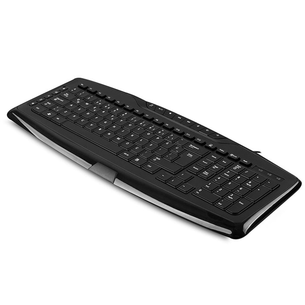 Everest KB-920 Siyah USB Full Boy Q Ofis 14 Multimadia Tuşlu Klavye