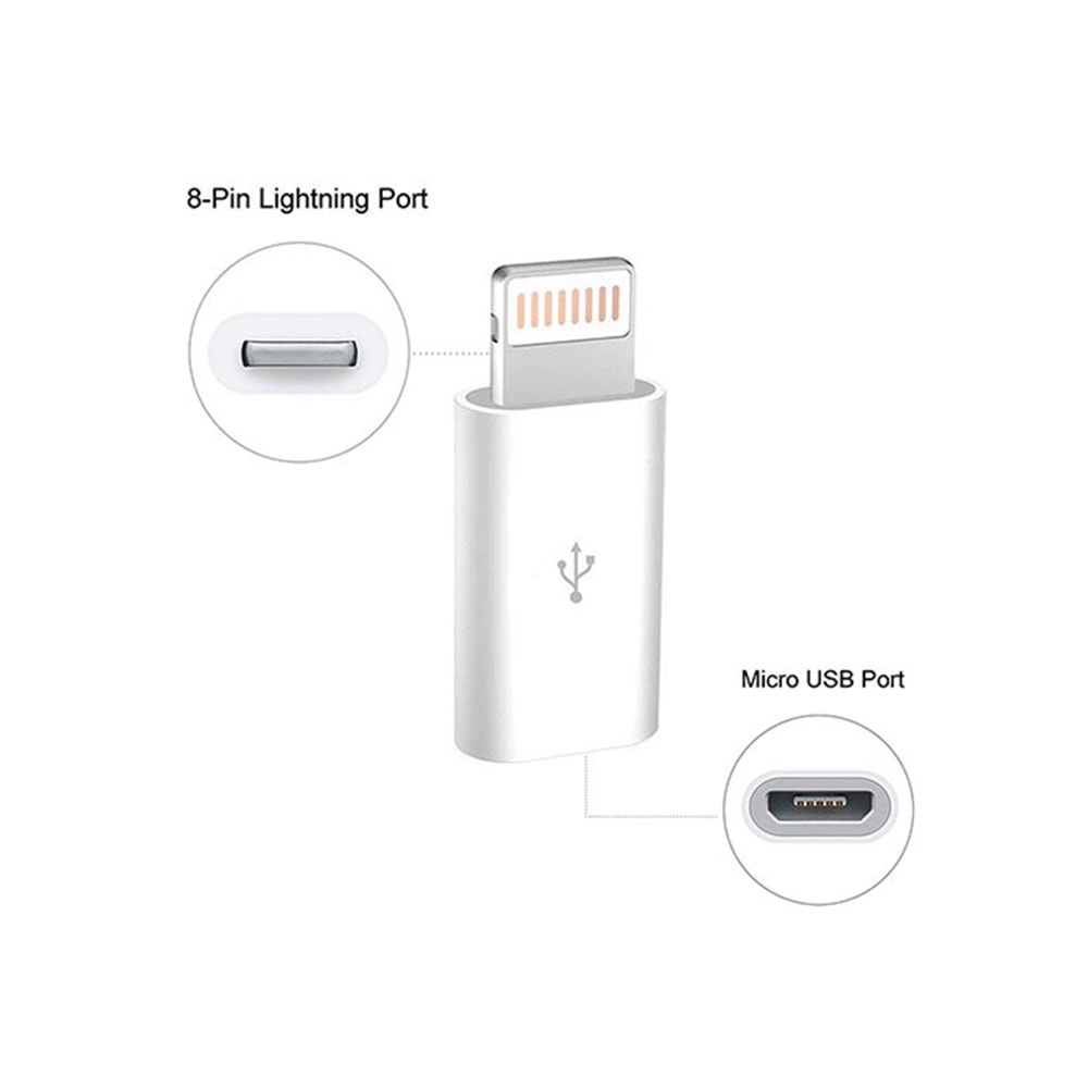 S-link SL-TA10 MicroUSB 5pin F to Lightning M Çevirici