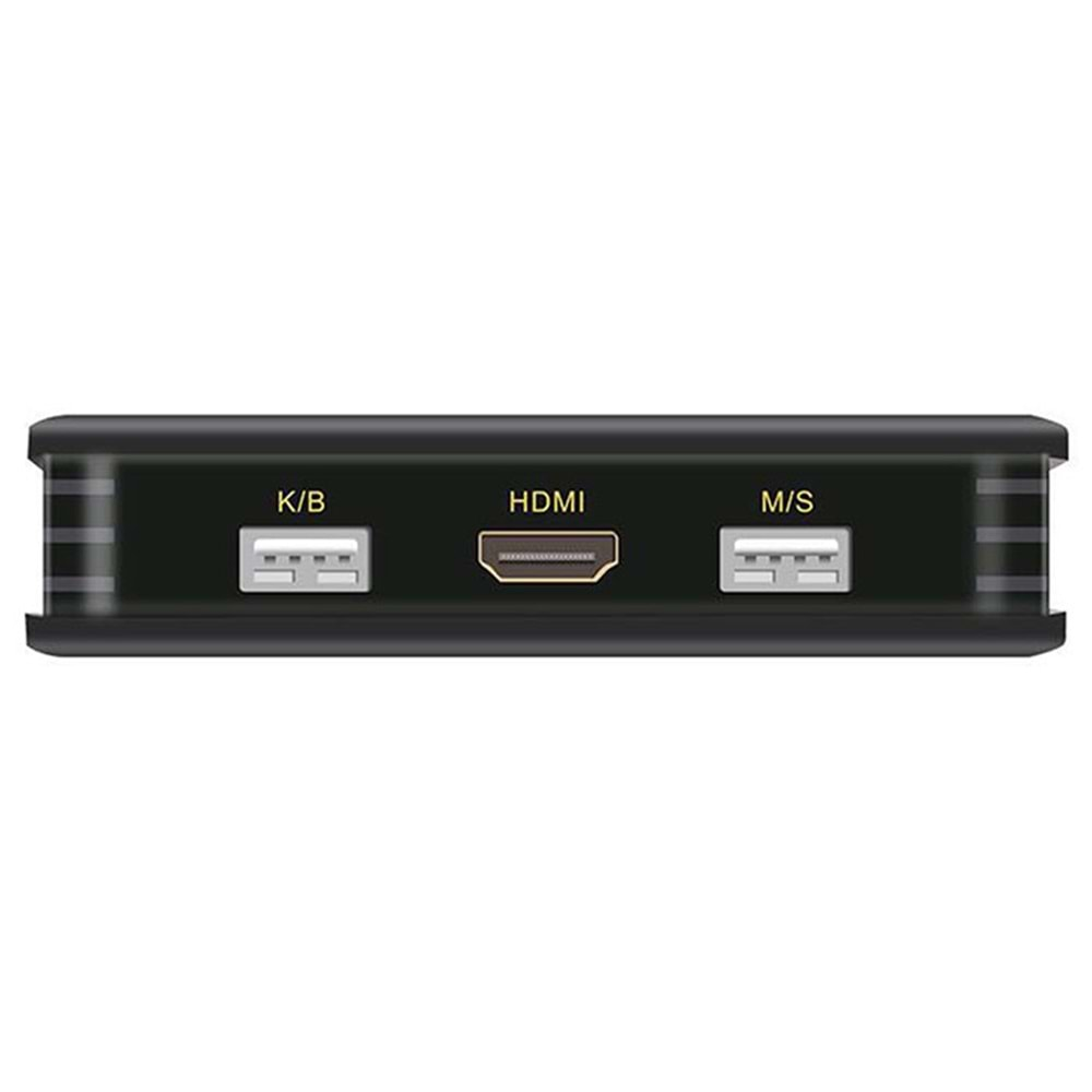 S-link SL-2702HKW 2li HDMI 1.8m Kablolu Otomatik HDMI KVM Switch