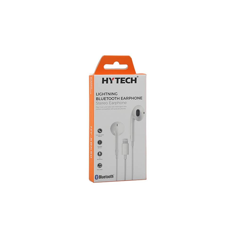 Hytech HY-XBK50 Beyaz Bluetooth Kulak içi Mikrofonlu Kulaklık