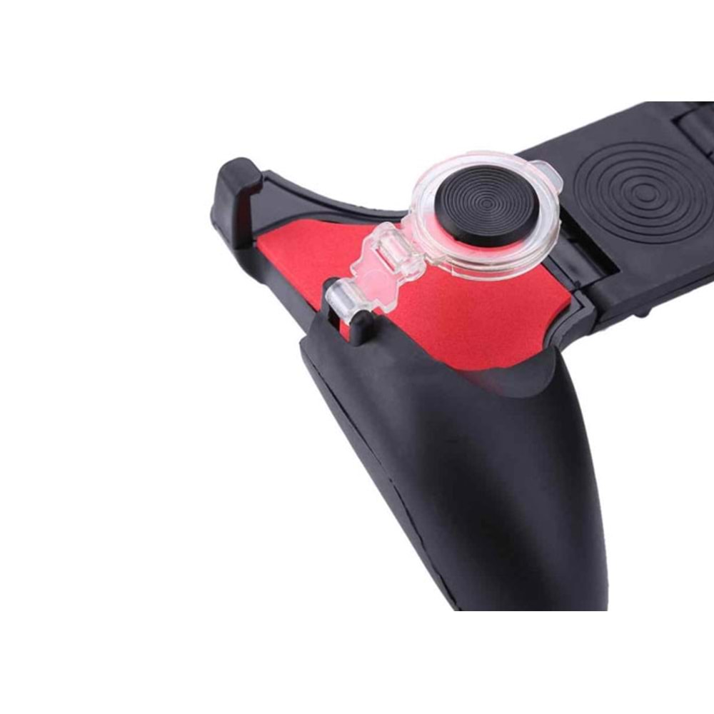 Hytech HY-PG51 Telefon uyumlu Tetikli 5 in 1 Kırmızı/Siyah Joystickli Gamepad