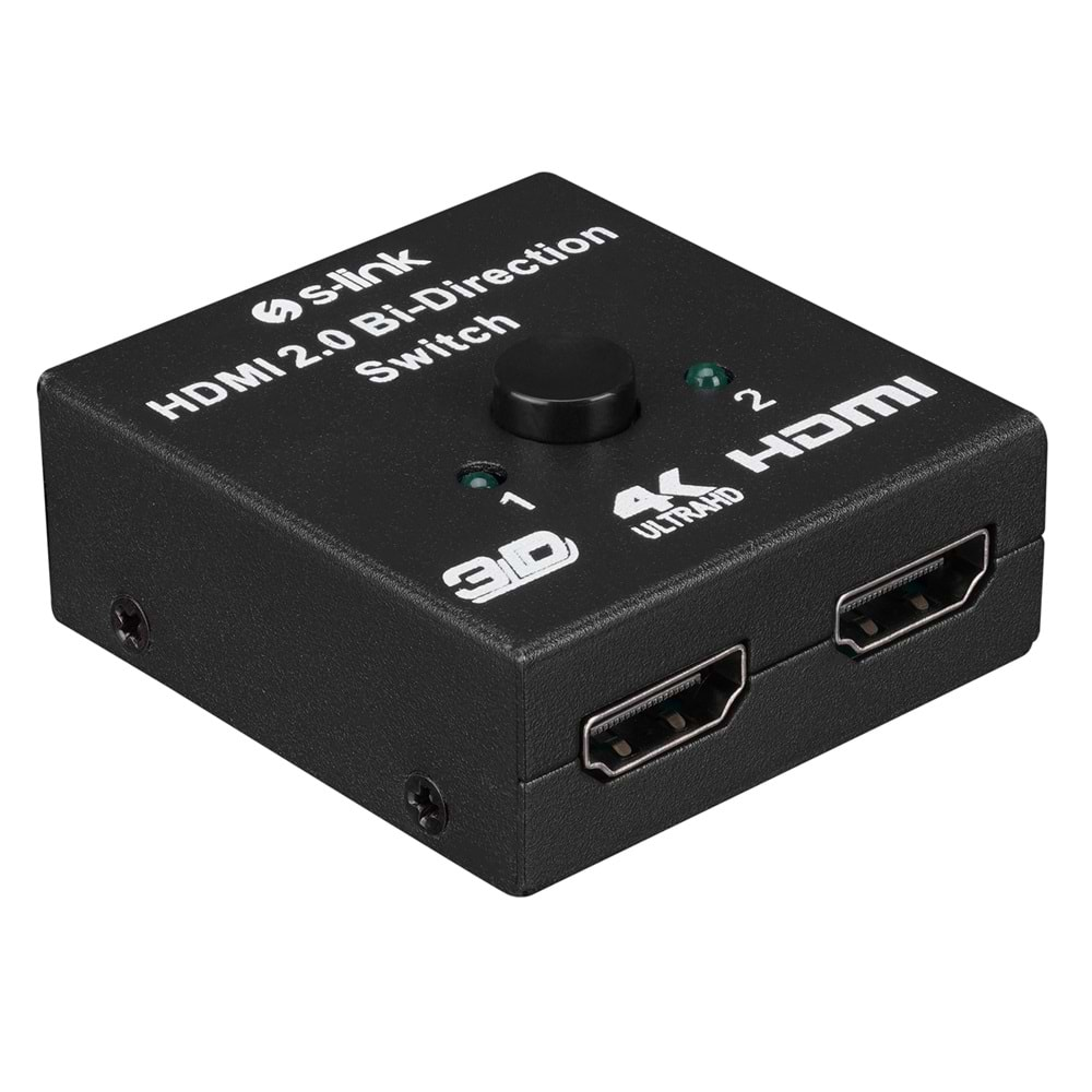 S-link SL-LU613 . 2 Port HDMI Çift Yönlü Switch ve Splitter