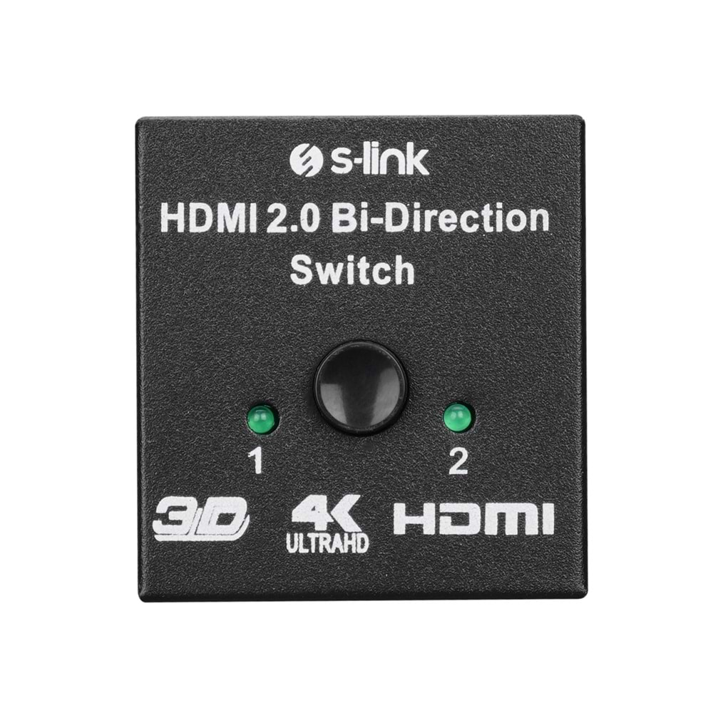 S-link SL-LU613 . 2 Port HDMI Çift Yönlü Switch ve Splitter