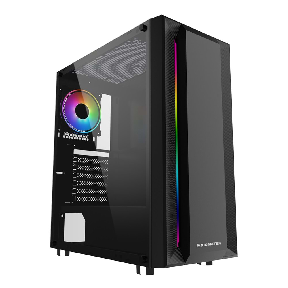 Xigmatek EN43224 HELIOS Rainbow Led Şeritli 1*Usb3.0 2*Usb2.0 Gaming Oyuncu Kasası