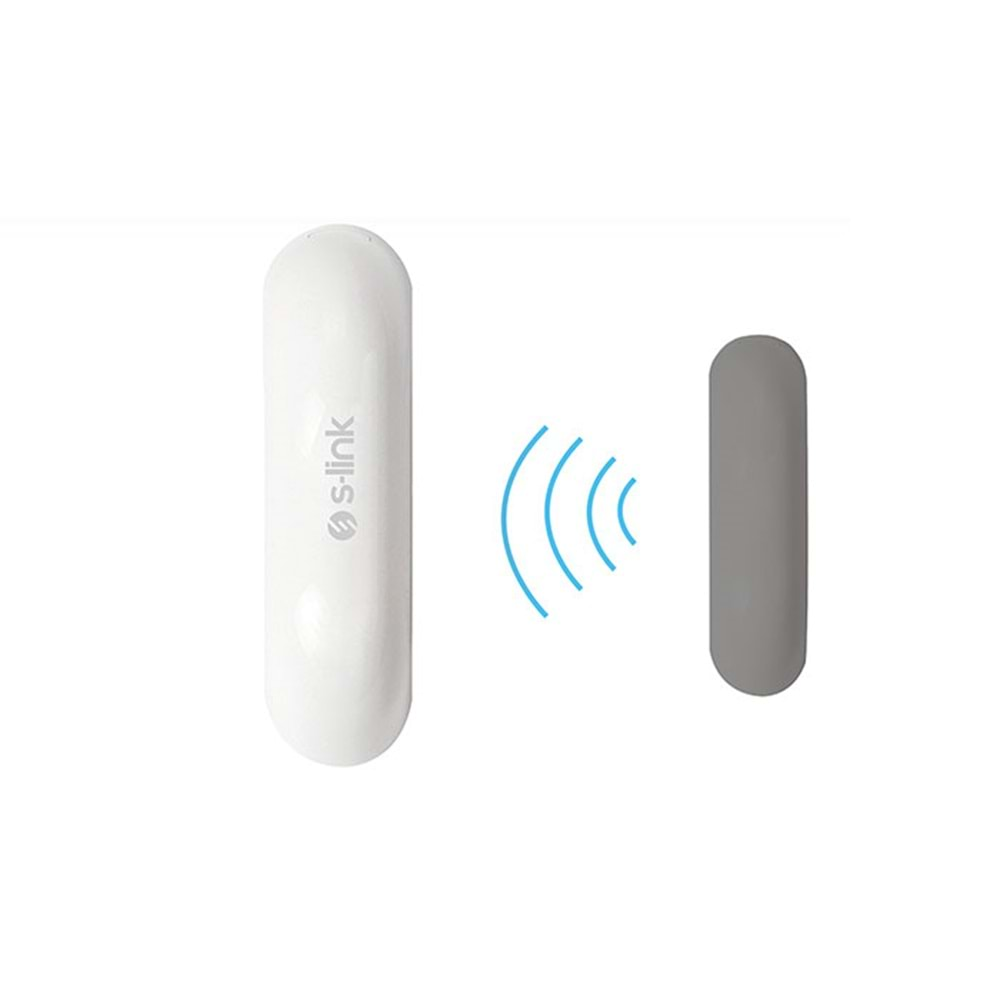 S-link SL-EG01 Akıllı Ev Güvenliği Kablosuz Kapı Pencere Manyetik Sensör Wifi TUYA Destekli