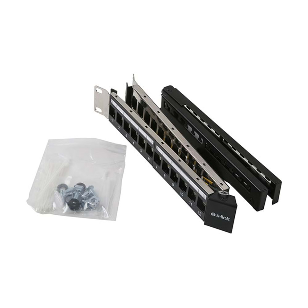 S-link SL-P626 24 lü Kolay Kullanımlı, FTP BOŞ V Şeklinde Patch Panel