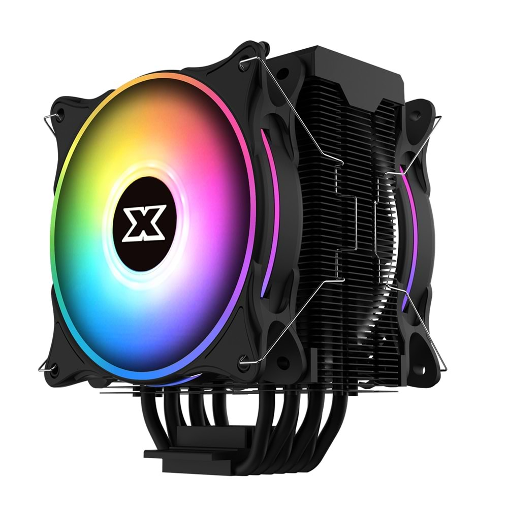 Xigmatek EN44276 Windpower Pro İntel/Amd Tümü 2*120mm ARGB Fan+ARGB Led Fan CPU Soğutucu