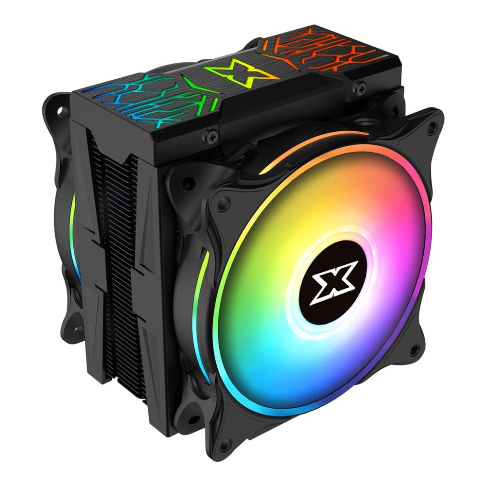 Xigmatek EN44276 Windpower Pro İntel/Amd Tümü 2*120mm ARGB Fan+ARGB Led Fan CPU Soğutucu