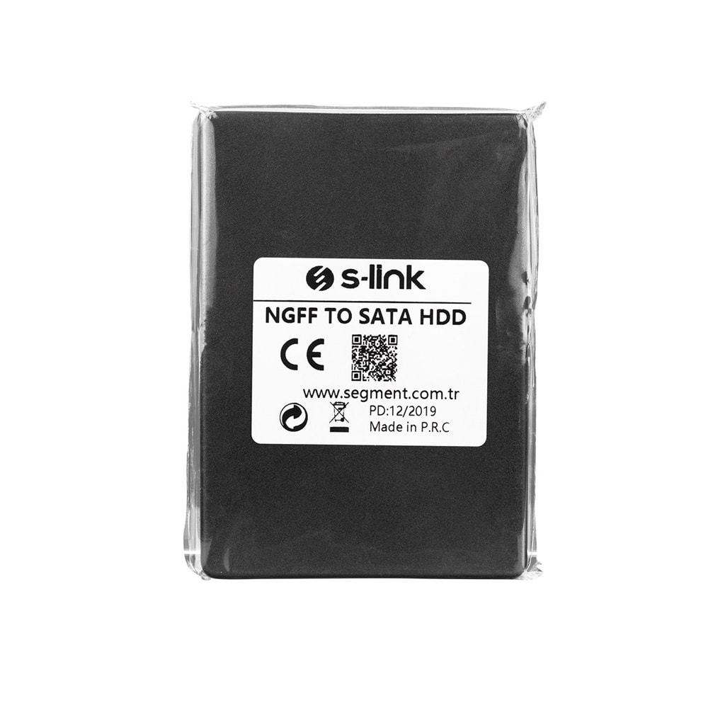 S-link NGFF TO SATA Harici 2.5 Siyah Hdd Kutusu