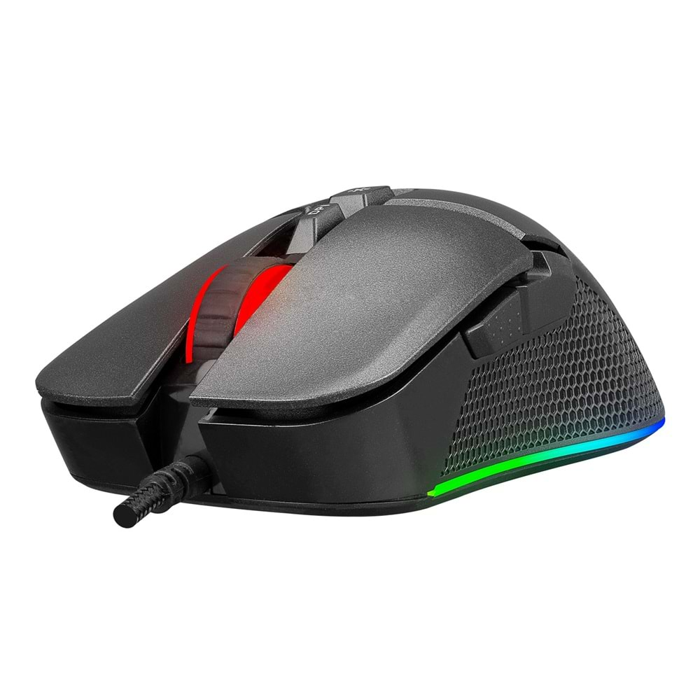 Everest SM-G05 X-RACER Usb Siyah 6400dpi RGB Ledli Gaming Oyuncu Mouse