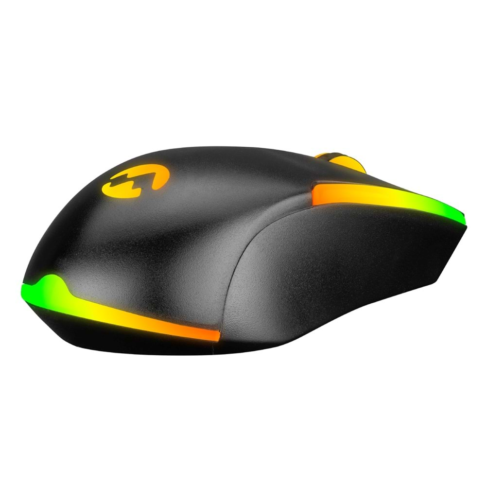 Everest GX56 ZONE Usb Siyah 3D Optik Led Mouse