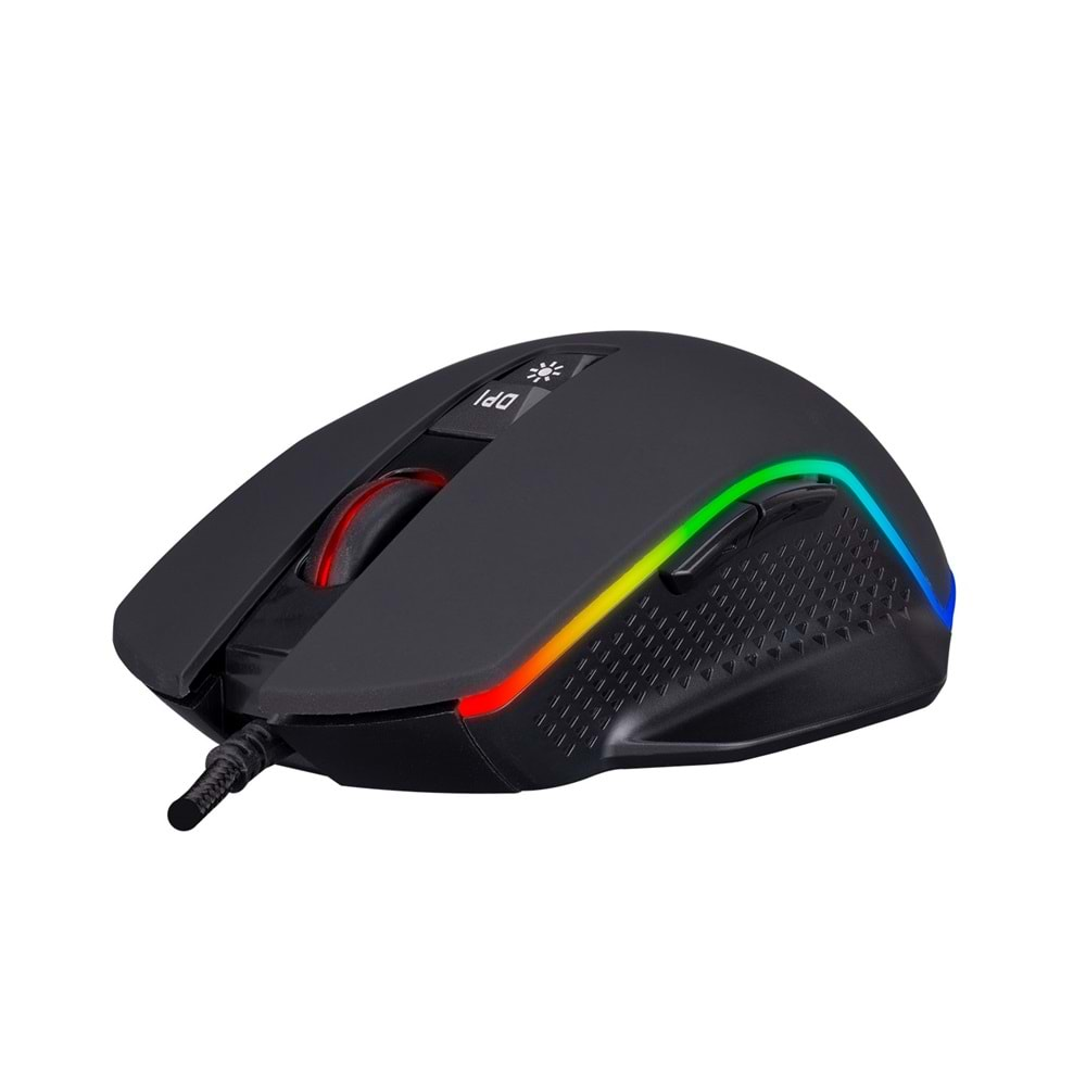 Everest RAGE-X2 Usb Siyah 800/1600/3200/4800/6400 dpi Gaming Oyuncu Mouse