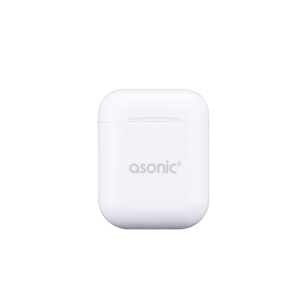 Asonic AS-TWS130 Beyaz Mobil Telefon Uyumlu Bluetooth TWS AirPods Mikrofonlu Kulaklık