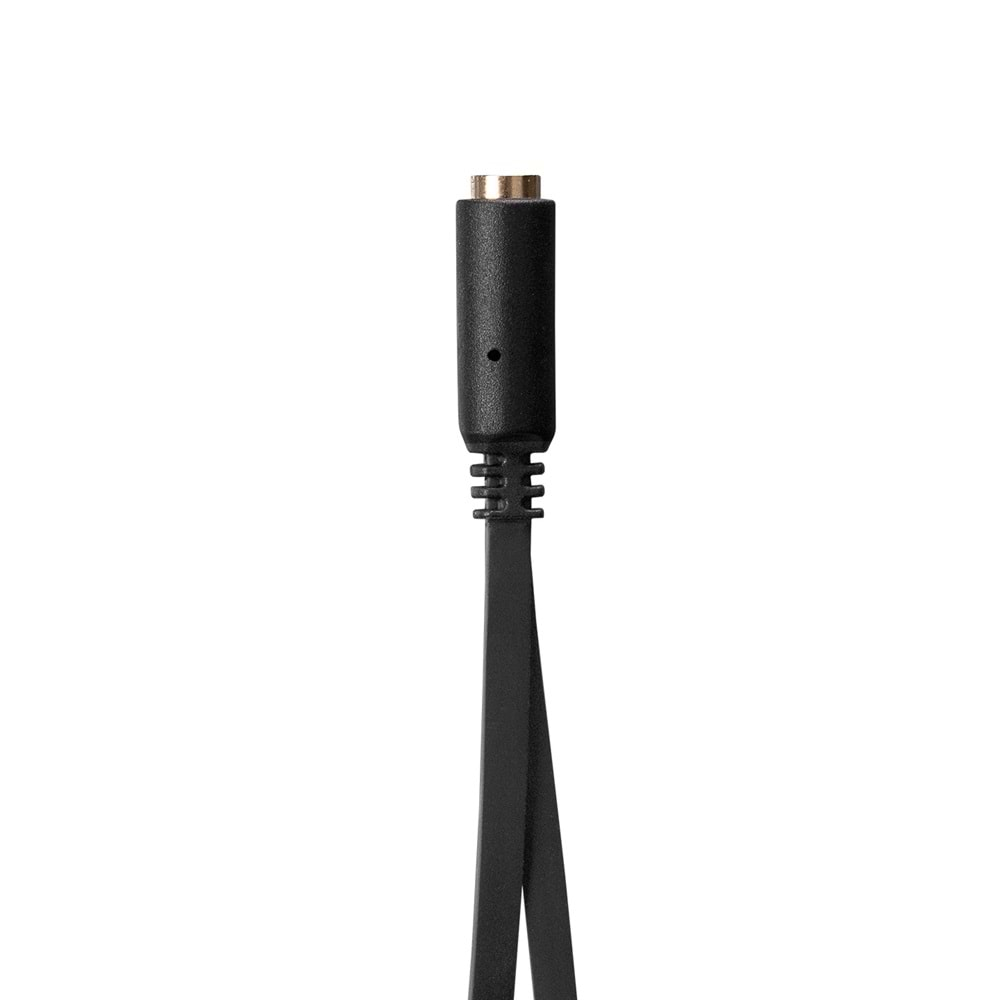 S-link SL-TA68 Siyah 3.5mm to Audio + Mic 0.15m Kulaklık Çevirici